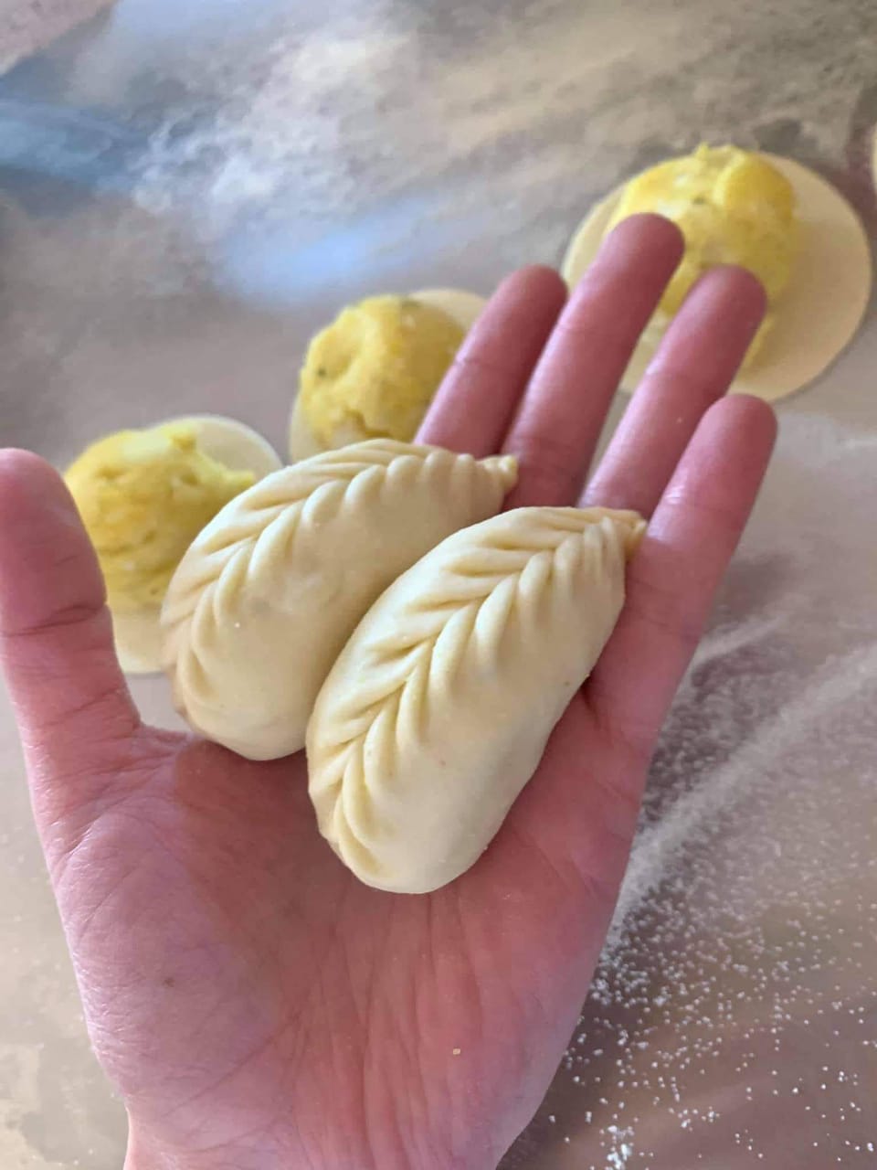 Culurgiones appena fatti